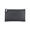 Fabricante Personalizado Bolsa Cosmética Pu Simples Cor Pura Quadrado Cruz Padrão Quadrado Horizontal Zíper Bolsa Cosmética De Couro