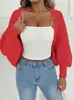Comércio Exterior Outono e Inverno Cardigans Femininos Roupas Europeias e Americanas Transfronteiriças Casuais Soltos Cachecol Quente Jaqueta Suéter Irregular