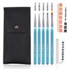 Fábrica fuente juego de pinceles para nail art de alto valor función Pluma pluma de encaje pluma de fototerapia pluma degradada dedicado para tienda de uñas
