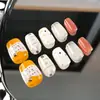 Uñas Artísticas Estilo Ballet Xiaohongshu Personalizadas Puntas de Uñas Cuadros Simples 10 Piezas Tallas Variadas Hechas a Mano Gel Uñas Portátiles
