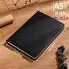 Cuaderno de Oficina de Negocios A5 Cuaderno de Registro de Reuniones para Estudiantes A5 Diario Engrosado Bloc de Notas Simple Venta al por Mayor Piel