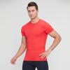 Ropa Deportiva Fitness Transfronteriza para Hombre Verano Mallas Elásticas Camiseta de Entrenamiento para Correr Top de Manga Corta Ropa Moldeadora de Compresión