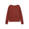 Ropa Especial Zhengqi/Suéter de Forro Polar Lana de Oveja + Cachemir Camiseta Base para Mujer, Estilo Otoño e Invierno, Top de Forro Polar para Vestir por Capas