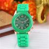 AliExpress oferta caliente reloj de silicona Ginebra moda coreana hermoso color jalea reloj deportivo para estudiantes al por mayor