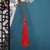 Tapa de tornillo larga, borla de seda de hielo, adorno colgante, caja de regalo, colgante de abanico, decoración colgante, accesorios para joyería DIY hechos a mano