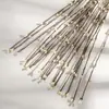 Accesorios de ratán simulado de 65 cm, pulseras tejidas a mano de bricolaje, decoraciones para tarros de dulces, bayas de ratán de colores