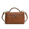 Bolso pequeño cuadrado, sencillo e informal, portátil, de invierno 2024, nuevo bolso bandolera de hombro con diseño de nicho personalizado vintage para mujer