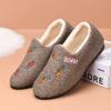 Novos Sapatos de Lona de Pequim Antigo para Mulheres, Sapatos de Algodão com Solado Espesso Antiderrapante e Macio, Sapatos com Pelo de Pelúcia