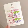 Pinzas para el pelo BB de colores dopamina para niños, pinzas para el pelo versátiles dulces y lindas para niñas y bebés, pequeños accesorios para el pelo