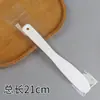 Herramientas de Belleza DIY Palillo Mezclador de Plástico para Mascarillas Raspador Aplicador de Mascarilla Corporal Cuchara con Forma de Media Luna para Crema de Ojos