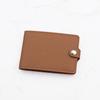 Bolsa para Tarjetas con Broche para Mujer Exquisita Bolsa de Almacenamiento para Tarjetas Ultradelgada Funda para Tarjeta de Licencia de Conducir de Gran Capacidad Bolso Compacto para Identificación para Mujer