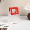Bolsas de Mano de Cuero Esmerilado de PP Personalizadas, Bolsas de Regalo de Plástico Transparente, Bolsas de Souvenir Navideño Hechas a Medida