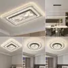 Lámpara de techo LED simple para sala de estar, de alta gama y elegante, redonda o cuadrada, luz principal de sala de estar multicapa, luminarias de Zhongshan