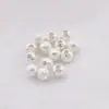 Venta al por mayor de fábrica cuentas plateadas con agujero esmeriladas para pulsera hecha a mano DIY cuentas espaciadoras material para abalorios cuentas de corte angular