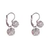 Moda Nueva Estilo Francés Exquisitos y Lujosos Brazaletes para Oreja de Bola de Circonita Ultra Brillante con Borla, Pendientes Únicos y de Alta Gama