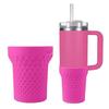 Venda quente da Amazon internacional 40oz Ice Cup Capa protetora Honeycomb Silicone Base Cup Cover Car Cup Silencioso em estoque