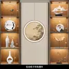 Nueva Estética de la Dinastía Song China Significado Zen Decoraciones Suaves Sala de Estar Estantería Casa de Té Vitrina Gabinete de Izakaya Adornos Pájaros en Ramas