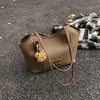 Moda Nova Primavera 2026 Bolsa Tote Estampada de Grande Capacidade Versátil para o Dia a Dia Bolsa de Ombro/Axila de Grande Capacidade para Mulheres