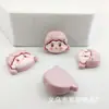 Desenho animado óleo brilhante menina fofa laço acessórios de resina diy cola de creme capa de celular grampo de cabelo material de joia