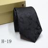 Lugar venta al por mayor corbata de seda de poliéster para hombre formal de negocios novio ventas tienda 4S corbata de traje de flecha 6cm
