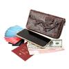 Nueva Bolsa con Cremallera Estéreo Dragón para Hombre y Mujer, Cartera Antirrobo Cepillada, Bolsa para Tarjetas de Gran Capacidad Personalizada, Bolso de Mano, Bolsa para Teléfono Móvil