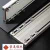 Riel de Cortina de Aleación de Aluminio Jianmei Doble Riel Carril Deslizante Silencioso Barra de Cortina Metálica Integrada Doble Riel Ensanchado Montaje en Techo