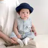 Mameluco sin mangas para bebé, estilo de verano delgado, mameluco de verano divertido para bebé, ropa de verano, pijamas, ropa para aire acondicionado