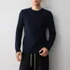 Ropa para Hombre Momeike Alta Inteligencia Para Ir al Trabajo Color Sólido Suéter Básico Hombre Nuevo Otoño 2026 Prendas de Punto Básicas Hombre 22293