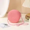 Bolso de Paja Bolso Tejido de Playa Nuevo Ingreso 2025 Estilo de Lujo Bolso Redondo Pequeño Tejido de Paja Bolso Cruzado para Teléfono Móvil Grande Mediano Pequeño