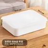 Caja de Almacenamiento Estilo Japonés Engrosada de Plástico para Snacks Juguetes Ropa de Dormitorio Caja Organizadora Canasta Portátil para Artículos Varios de Cocina