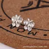 Brincos de Tarraxa Florais com Strass e Pérolas para Mulheres, Estilo Coreano de Feira de Rua, Brincos Pequenos Geométricos com Strass em Formato de Coração, Aço Inoxidável