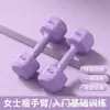 Mancuernas para mujeres equipo de fitness para uso en casa barra fina para abdomen pesa rusa niños y adolescentes mancuernas pequeñas par de 2KG