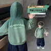 Sudadera con capucha para niño, colección primavera/otoño, nuevo estilo 2026, top de manga larga para niños, atuendo de otoño elegante y genial para bebés niños