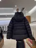 Jaqueta Acolchoada Europeia Estilo Inverno 2026 Nova com Capuz Slim Fit Realçadora da Cintura Gola Alta Versátil Quente Coreana para Mulheres