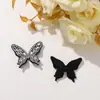 Moda flash inteligente diamantes completos mariposa tela pegatinas diy hecho a mano anillo para el pelo tocado zapatos y sombreros accesorios de ropa al por mayor