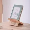 Estante de Exhibición de Libros, Estantería de Madera Maciza para Biblioteca Librería, Soporte de Escritorio para Libros, Portafolio para Libros, Inclinado, Súper Fábrica