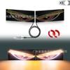 Novo produto Olho de Diabo Automotivo Universal LED Painel de Exibição de Luz Decorativa Luz Decorativa Personalizada 11 Modos USB