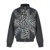 Moletom com Capuz Cardigan Estampa de Leopardo Característica de Arroz Gola Alta Masculino Marca Tendência Europeia e Americana Vibe Primavera e Outono Solto Casual Jaqueta com Zíper Duplo