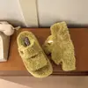 Nuevas pantuflas de estilo para aumentar la altura para mujer, de suela gruesa, adecuadas para mujeres bajitas, pantuflas de algodón con punta cerrada, cálidas y esponjosas, para otoño e invierno 2026