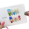 Nai Zi Puro Feito à Mão Reutilizável Estilo Europeu e Americano B296 Verão Colorido Cor Contrastante Flor Plumeria Pintada à Mão 3D Coração