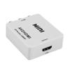 Conversor Av para HDMI Conversor de Áudio e Vídeo Hd Head Mini Av para HDMI Branco Preto