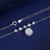 Colar Pequeno Cubo de Açúcar Cravejado de Diamantes Acessórios para Mulheres, Design de Nicho de Luxo Leve, Corrente de Clavícula com Franja de Alta Qualidade, Corrente de Pescoço, Joias de Outono e Verão