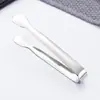Clipe de Gelo de Aço Inoxidável Grau Alimentício Alta Temperatura Espessado Criativo Fofo Pequena Palma Lanche Cubo de Gelo Clipe de Comida