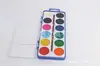 Set de Pigmentos para Acuarela 12 Colores Pigmento Sólido Soluble en Agua Portátil Estudiante Acuarela Pintura Color Pintura Pincel Artístico Introducción