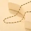 Collar Colgante Japonés y Coreano Nuevo Forma de X Diseño de Nicho Colgante de Corazón Cadena para Clavícula Chapado en Oro de 18K Acero Inoxidable Joyería
