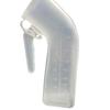 Orinal para hombres de PP 1000 ml Orinal médico de PE para hombres Orinal de plástico transparente con tapa para recoger orina en la cama Orinal