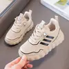 Zapatillas para niñas, nuevos modelos de otoño, zapatillas blancas para niños, zapatillas deportivas para niños mayores, zapatos casuales de moda para estudiantes para niños