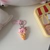 Bonito Porco Renda Comida Brincar Chaveiro Ins Macio Bonito Porco Desenho Animado Pingente Casal Namorada Presente Presente