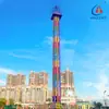 Fabricante de Equipamentos de Diversão de Grande Porte em Henan Torre Giratória de Pulo Ponto Turístico Instalações de Diversão Máquina de Salto nas Alturas Projeto Emocionante