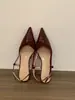 Sandalias de Puntera de Charol Francés para Mujer 2025 Verano Nuevo Versátil Stiletto Puntera Puntiaguda Correa con Hebilla Tacones Altos Elegantes